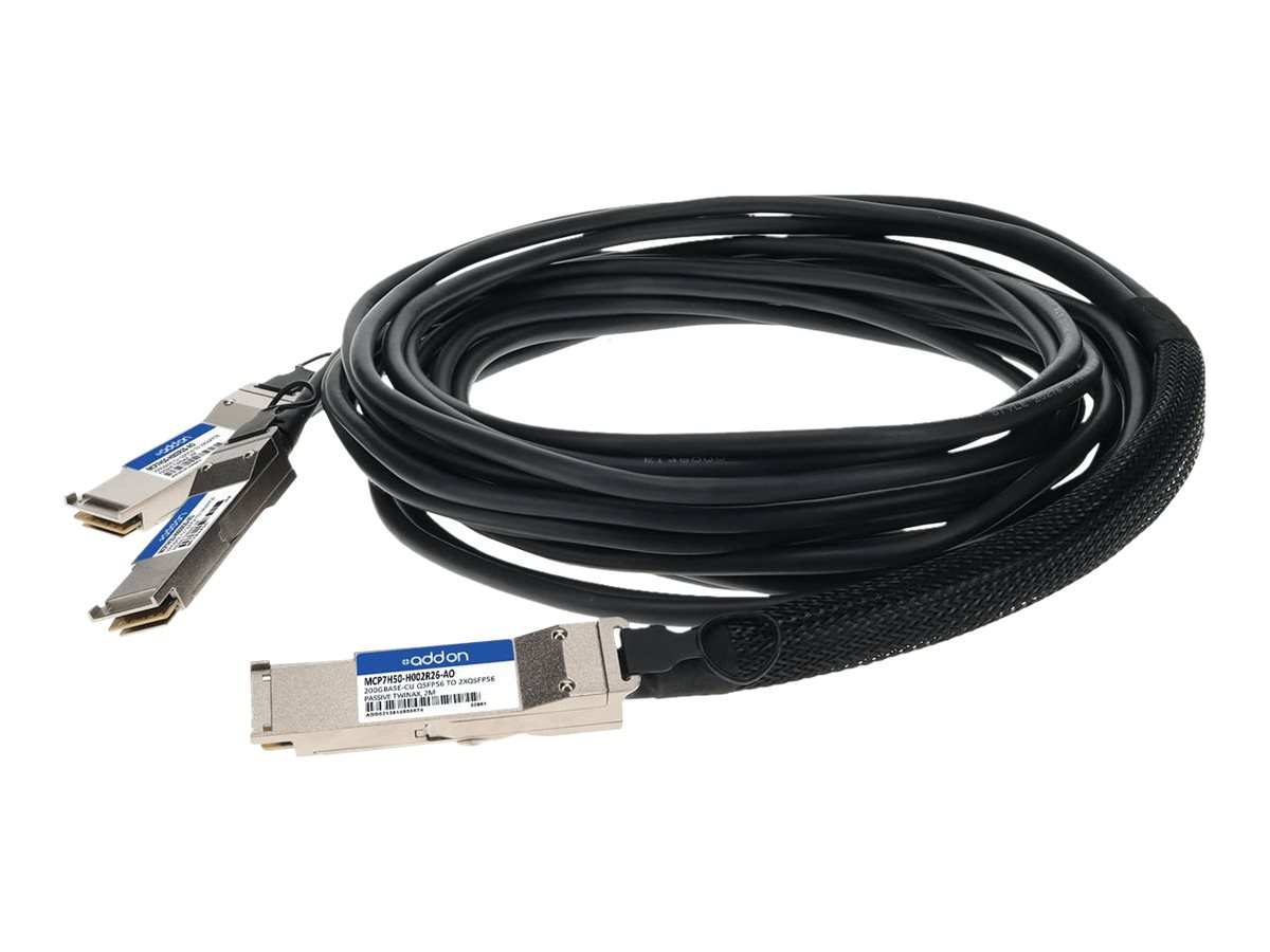 Mellanox 200GBase-CU direct attach cable - TAA Compliant - 2 m