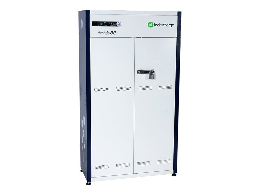LocknCharge Revolution 32 cabinet unit - USB-C pre-wired - for 32 tablets /