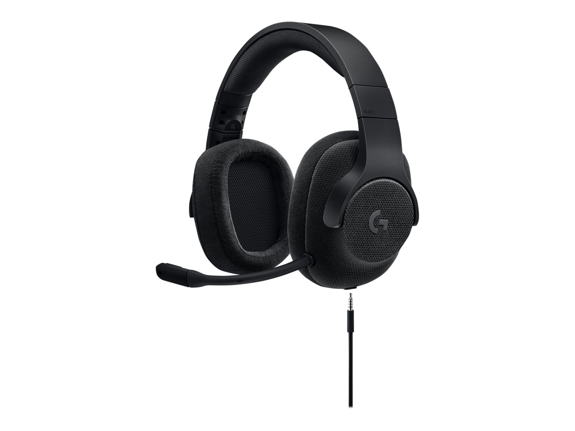 LOGITECH G433 GAMING HEADSET BLACK