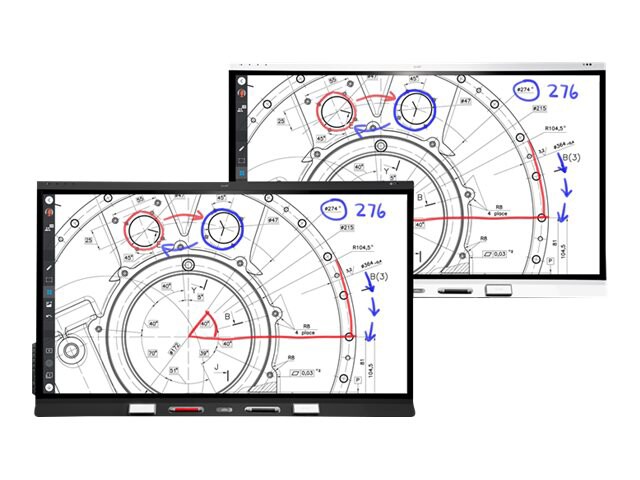 SMART Board 6000S (V3) Pro series SBID-6086S-V3-P 86" LED-backlit LCD displ