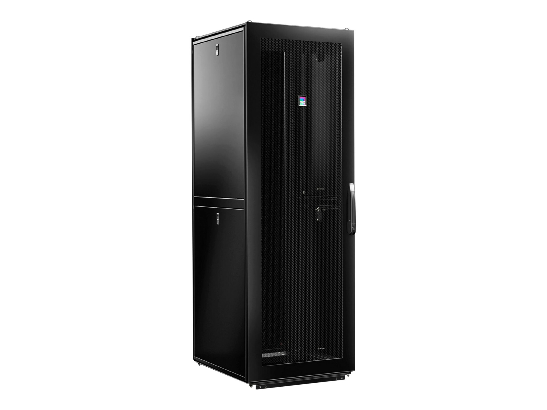 Rittal TS IT PRO - rack - with side panels - 42U