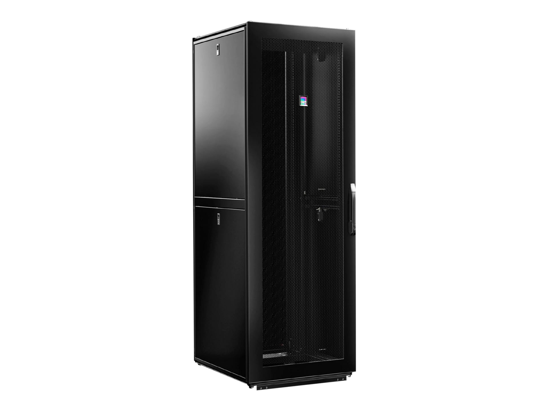 Rittal TS IT PRO - rack - with side panels - 48U