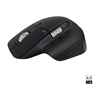 Logitech MX Master 3S Performance Wireless Mouse - mouse - Bluetooth, 2.4 GHz - black