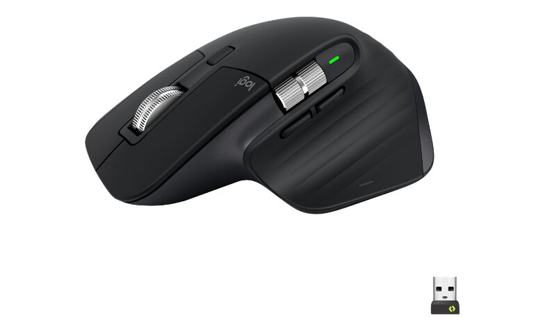 sympati kontrollere svimmel Logitech MX Master 3S Performance Wireless Mouse - mouse - Bluetooth, 2.4 G  - 910-006556 - -