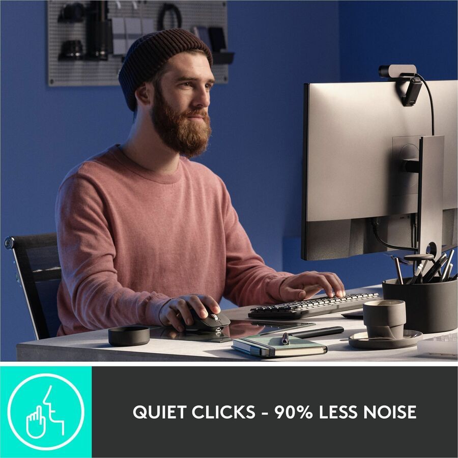 Thumbnail 4 of 9 for Logitech MX Master 3S - Wireless Performance Mouse with Ultra-fast Scrolling, Ergo, 8K DPI, Track on Glass, Black