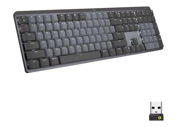 Til sandheden Gå ned Brokke sig Logitech MX Mechanical Wireless Illuminated Keyboard - keyboard - full size  - 920-010547 - Keyboards - CDW.com