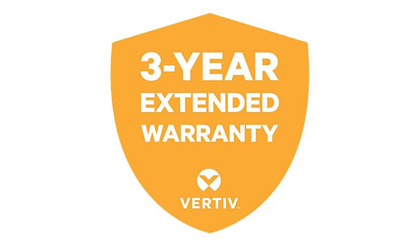 Vertiv Extended Warranty Service - extended service agreement - 3 years