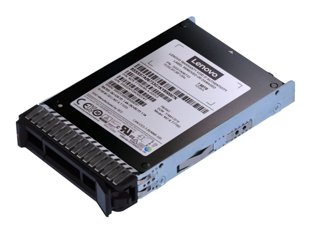 Lenovo ThinkSystem PM1643a Entry - SSD - 7.68 TB - SAS 12Gb/s