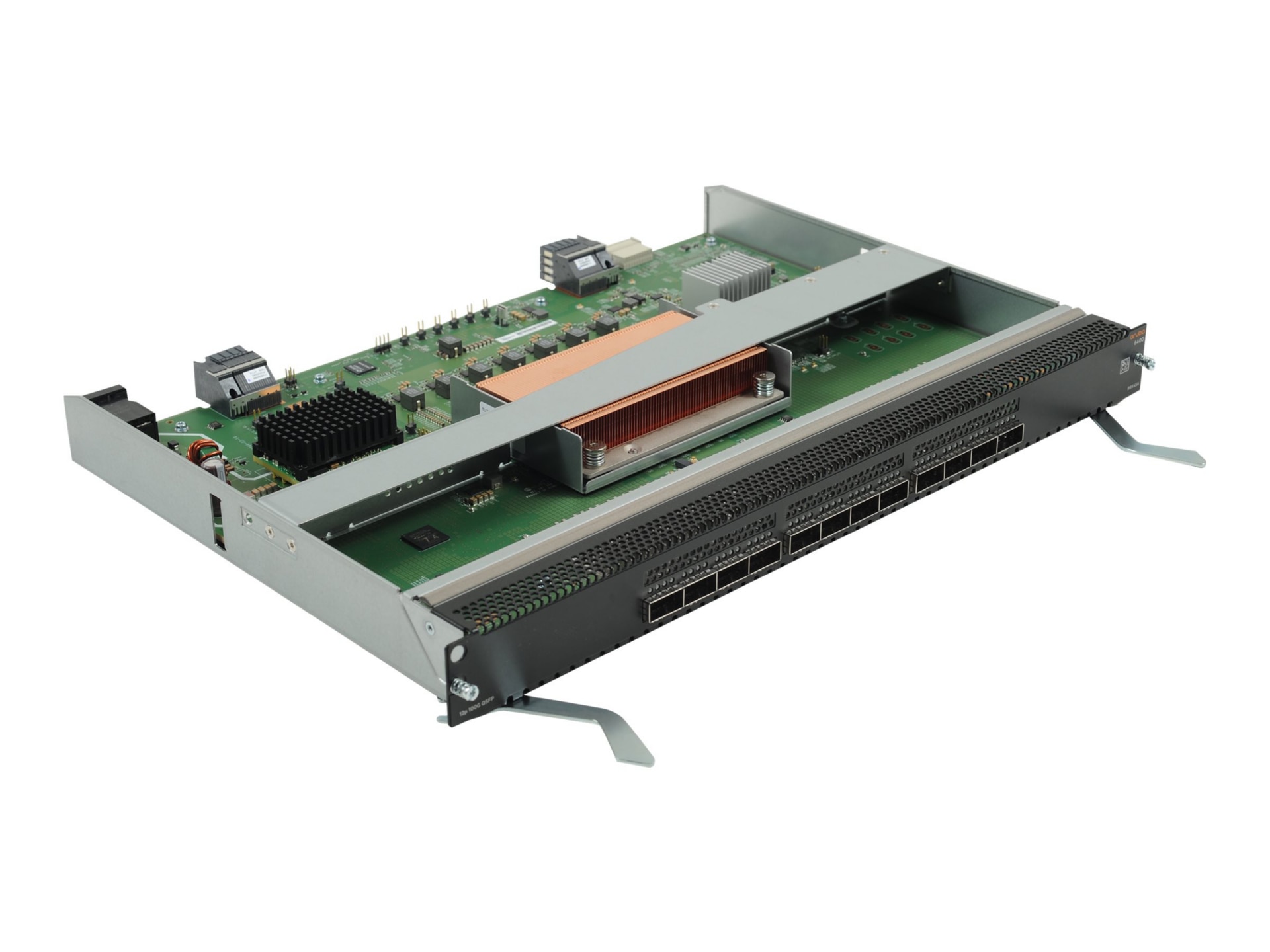 HPE Networking 6400 v2 Extended Tables Module - expansion module - 40Gb Ethernet / 100Gb Ethernet QSFP28 x 12