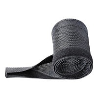StarTech.com 10ft (3m) Cable Management Sleeve, Braided Mesh Wire Wraps/Floor Cable Covers, Computer Cable Manager/Cord