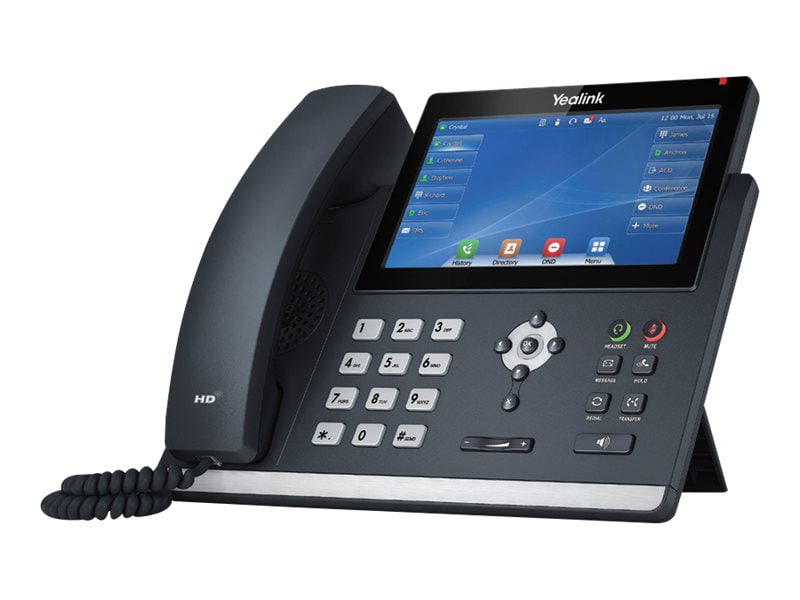 Yealink SIP-T48U - téléphone VoIP avec ID d'appelant - 10 voies capacité d'appel