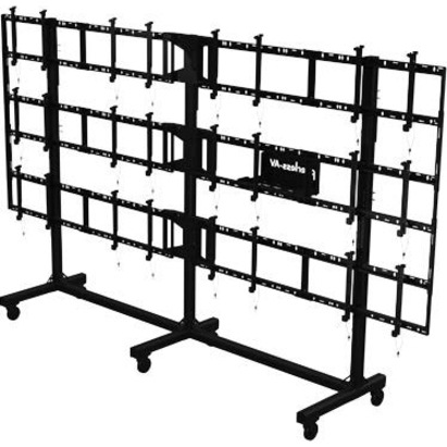 Peerless-AV® SmartMount® Portable Video Wall Cart 4x3 Configuration for 46" to 55" Displays