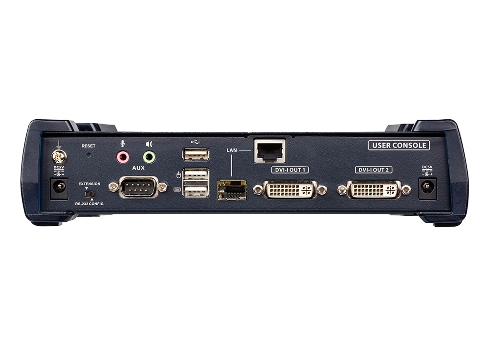 Aten KE6940AR Dual Monitor DVI KVM Over IP Extender Receiver