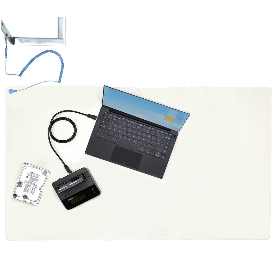 Thumbnail 7 of 7 for StarTech.com 23x47in Anti Static Mat, ESD Mat for Electronics Repair on Table or Desk, Flexible Work Pad, TAA