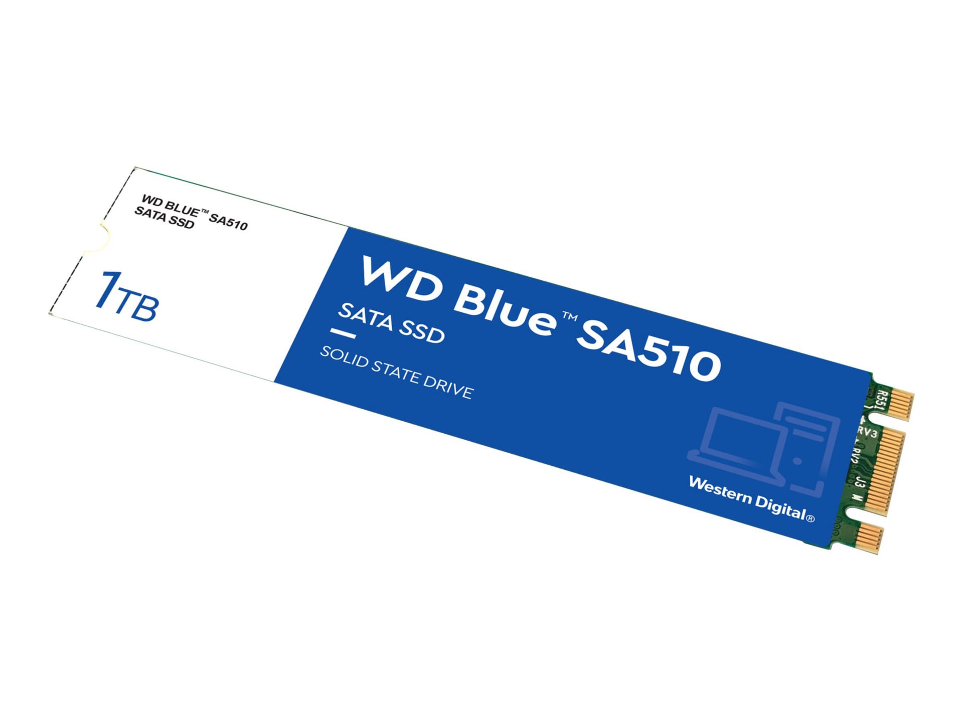 WD Blue SA510 SATA SSD M.2 2280 - WDS100T3B0B - 1TB – SATA 6Gb/s