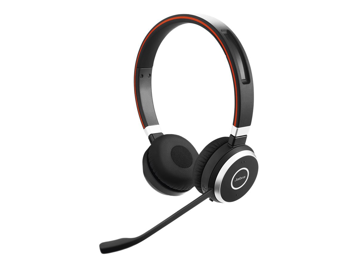 Dekking onvoorwaardelijk koppeling Jabra Evolve 65 SE MS Stereo - headset - with charging stand - 6599-833-399  - Headset Accessories - CDW.com