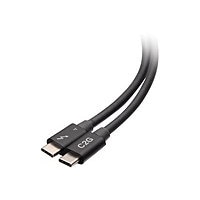 C2G 1.5ft Thunderbolt 4 USB C Cable - USB C to USB C - 40Gbps - M/M - Thund
