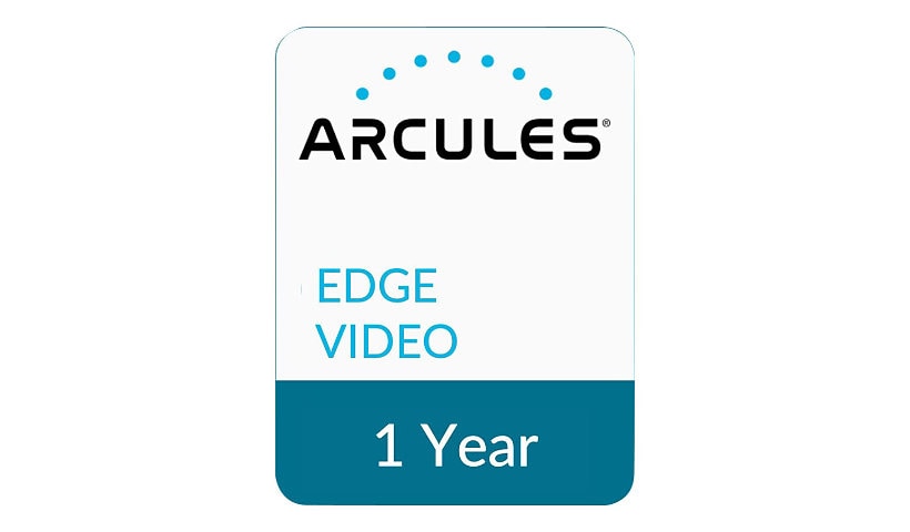 Arcules Edge Video Storage - subscription license (1 year) - up to 500 user
