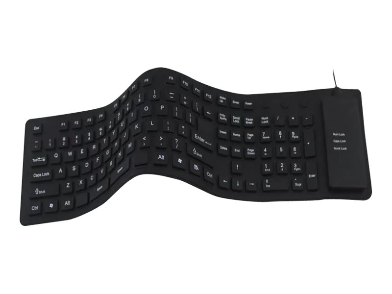 B3E - keyboard - foldable silicone