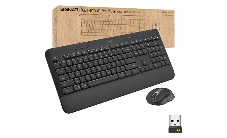 Logitech Signature MK650 Combo for Business, Wireless Mouse and