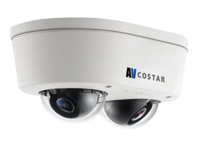 AV Costar ConteraIP MicroDome Duo LX AV4956DN-28 - network surveillance camera - dome