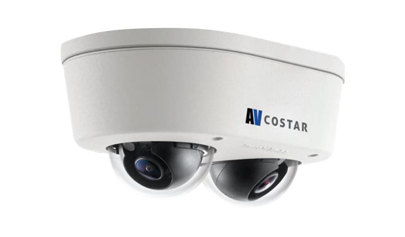 AV Costar ConteraIP MicroDome Duo LX AV4956DN-28 - network surveillance camera - dome