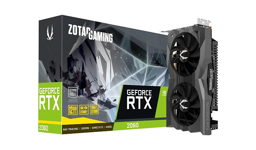 ZOTAC GAMING GeForce RTX 2060 Twin Fan 12GB - graphics card - GF RTX 2060 -