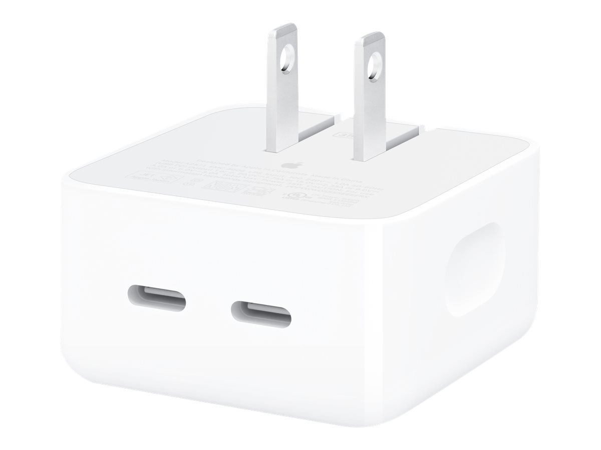 Apple 35w Dual Usb C Port Compact Power Adapter Power Adapter 35 Watt Mnwm3ama Laptop 4000