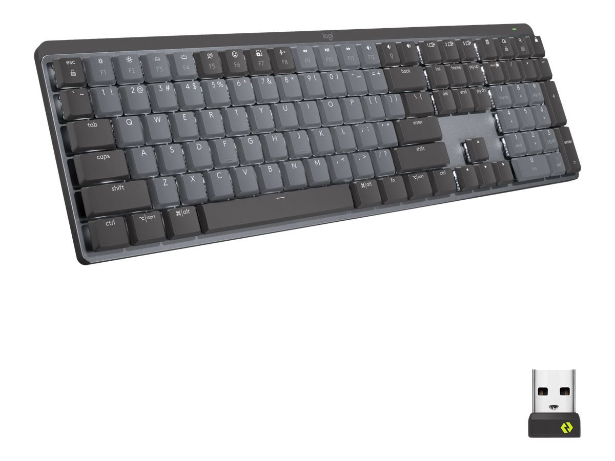 Logitech MX Mechanical Wireless Illuminated Keyboard - keyboard - full size