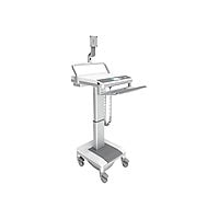 Capsa Healthcare T7 Technology Cart - cart - powered - for monitor / CPU /