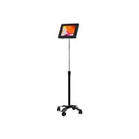 CTA Compact Mobile Floor Stand w/ Universal Security Enclosure  - Black