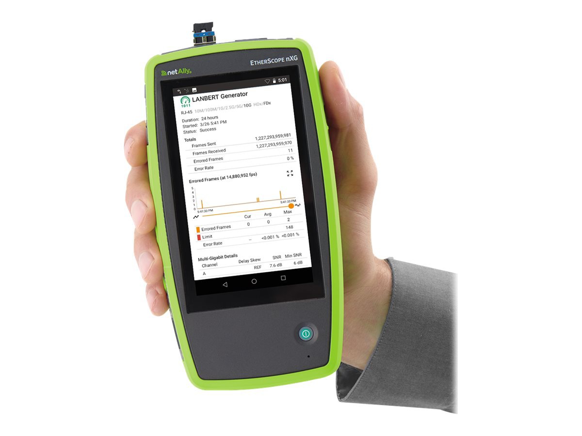 Thumbnail 5 of 8 for NetAlly EtherScope nXG Portable Network Expert - network tester