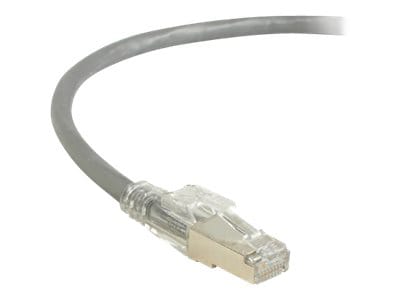 Black Box GigaTrue 3 patch cable - 10 ft - gray