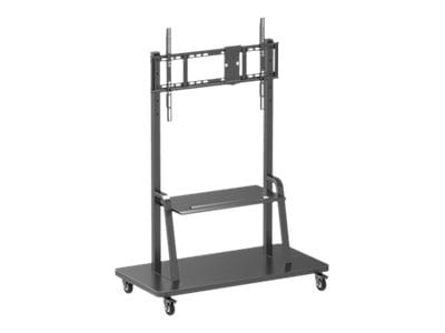 Smart cart - for interactive flat panel - black