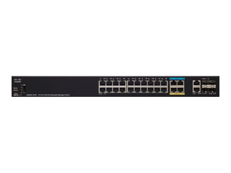 Cisco Small Business SG350X-24PD - switch - 24 ports - managed - rack-mountable