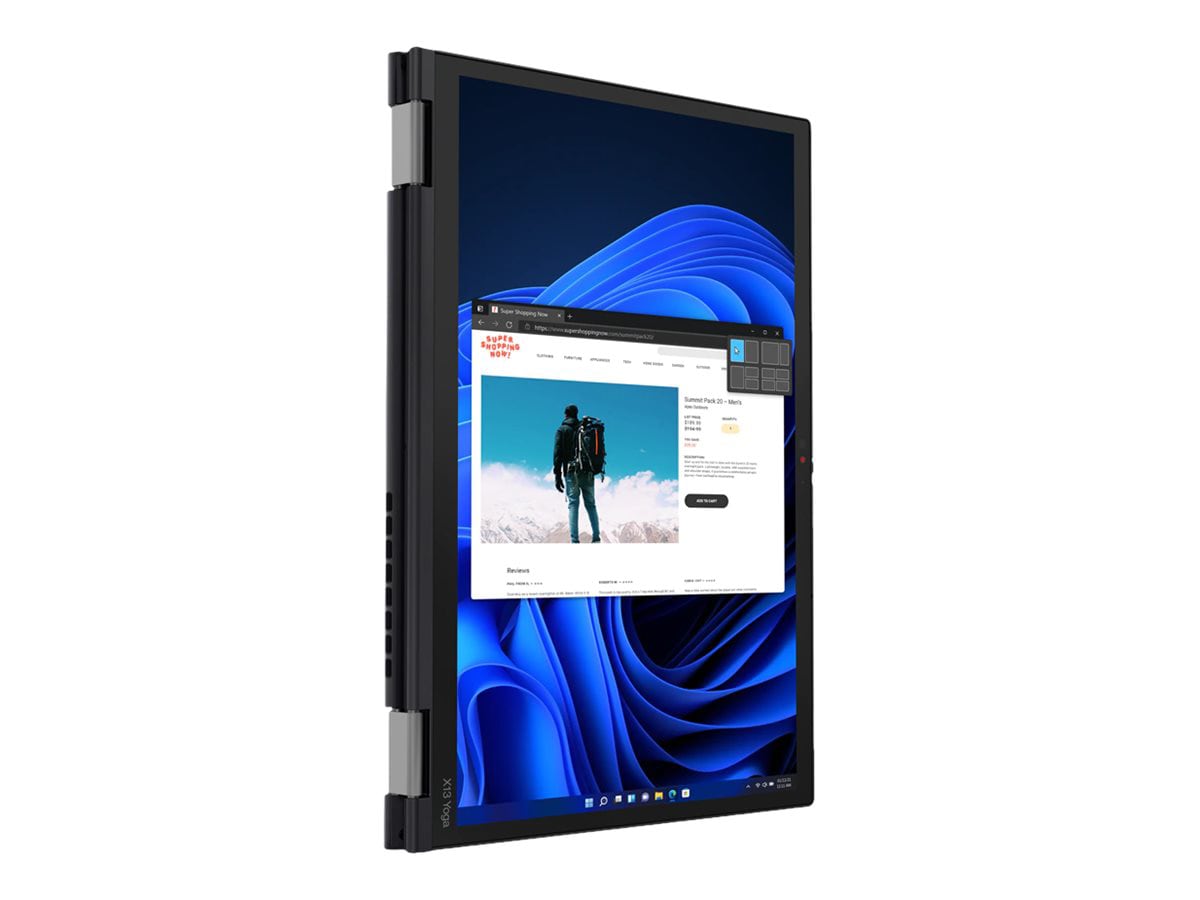 Lenovo ThinkPad X13 Yoga Gen 3 - 13.3" - Core i5 1235U - Evo - 16 Go RAM - 256 Go SSD - Français