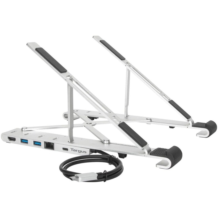 Portable Laptop Stand with Integrated Dock