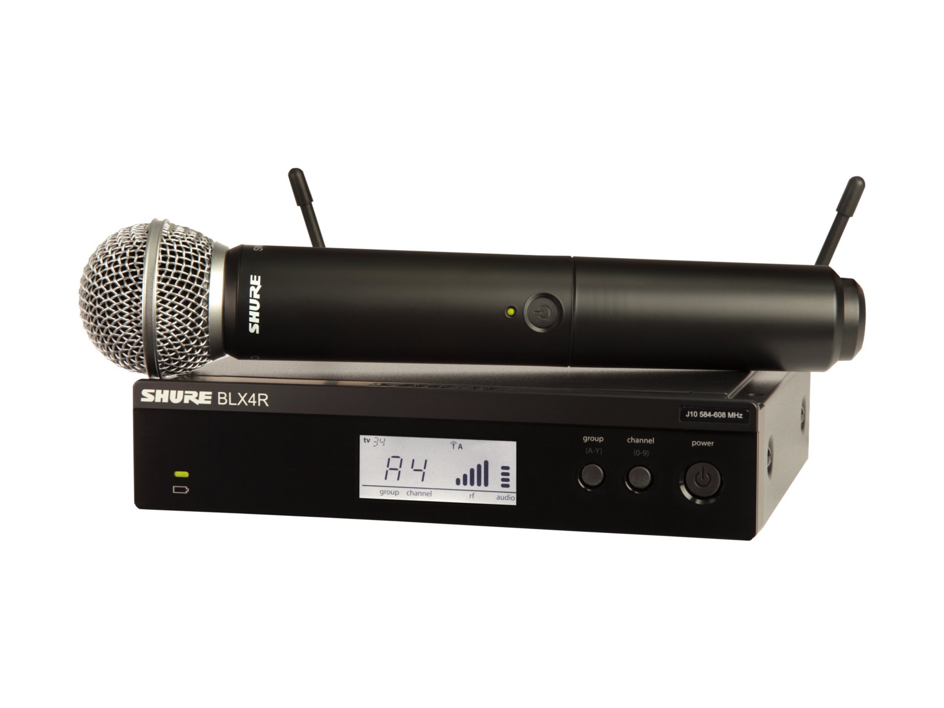 Shure BLX BLX24R/SM58 - H11 Band - wireless microphone system