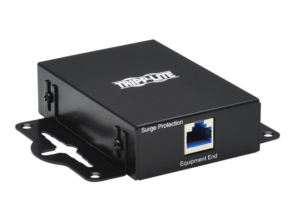 Thumbnail 2 of 10 for Eaton Tripp Lite Series In-Line Network Surge Protector - 10 Gbps, Cat6a/8, Metal Case, IEC Compliant, TAA - surge