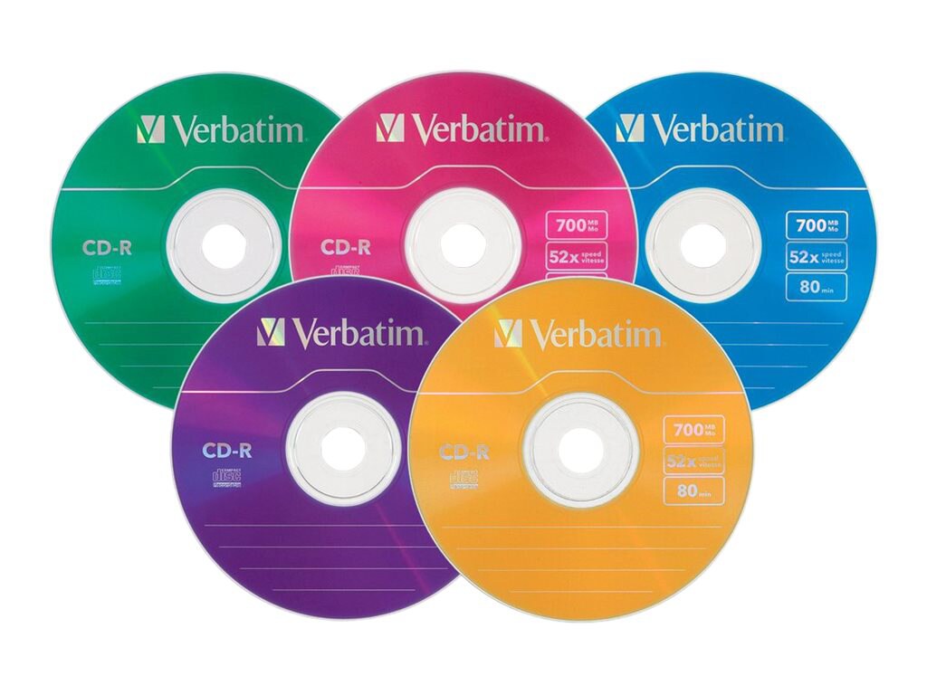 Verbatim Color CD-R, 25 Pack