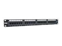 TRENDnet 24-Port Cat6 Unshielded Patch Panel, Wallmount or Rackmount, Compatible with Cat3,4,5,5e,6 Cabling, For