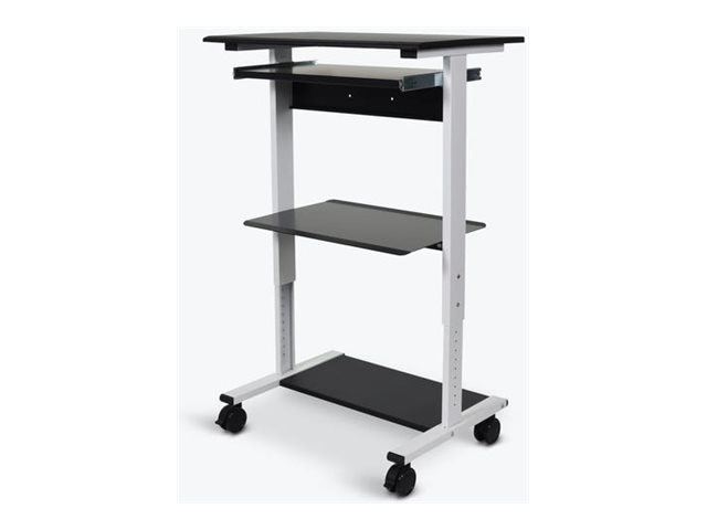 Luxor Three-Shelf Adjustable Stand-Up Workstation