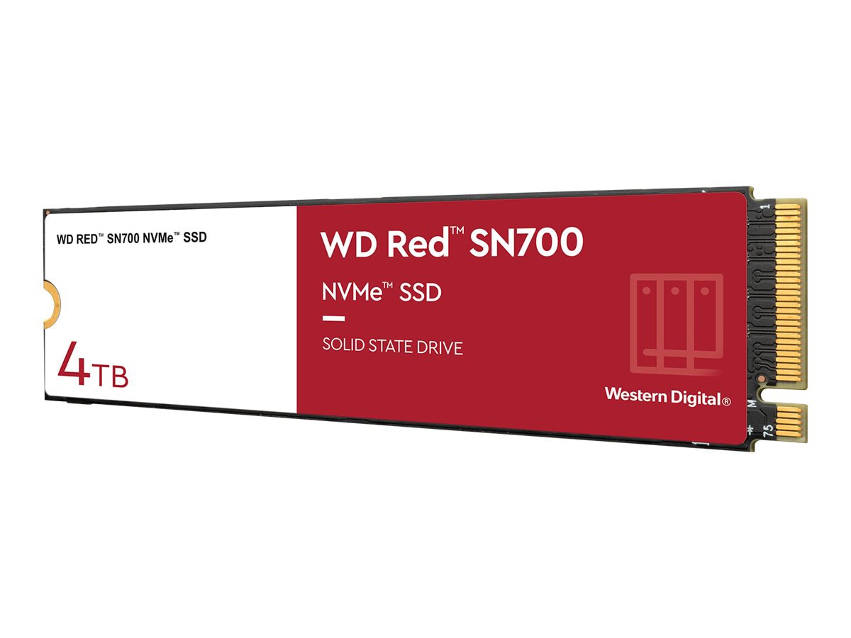 WD Red SN700 WDS400T1R0C - SSD - 4 TB - PCIe 3.0 x4 (NVMe)