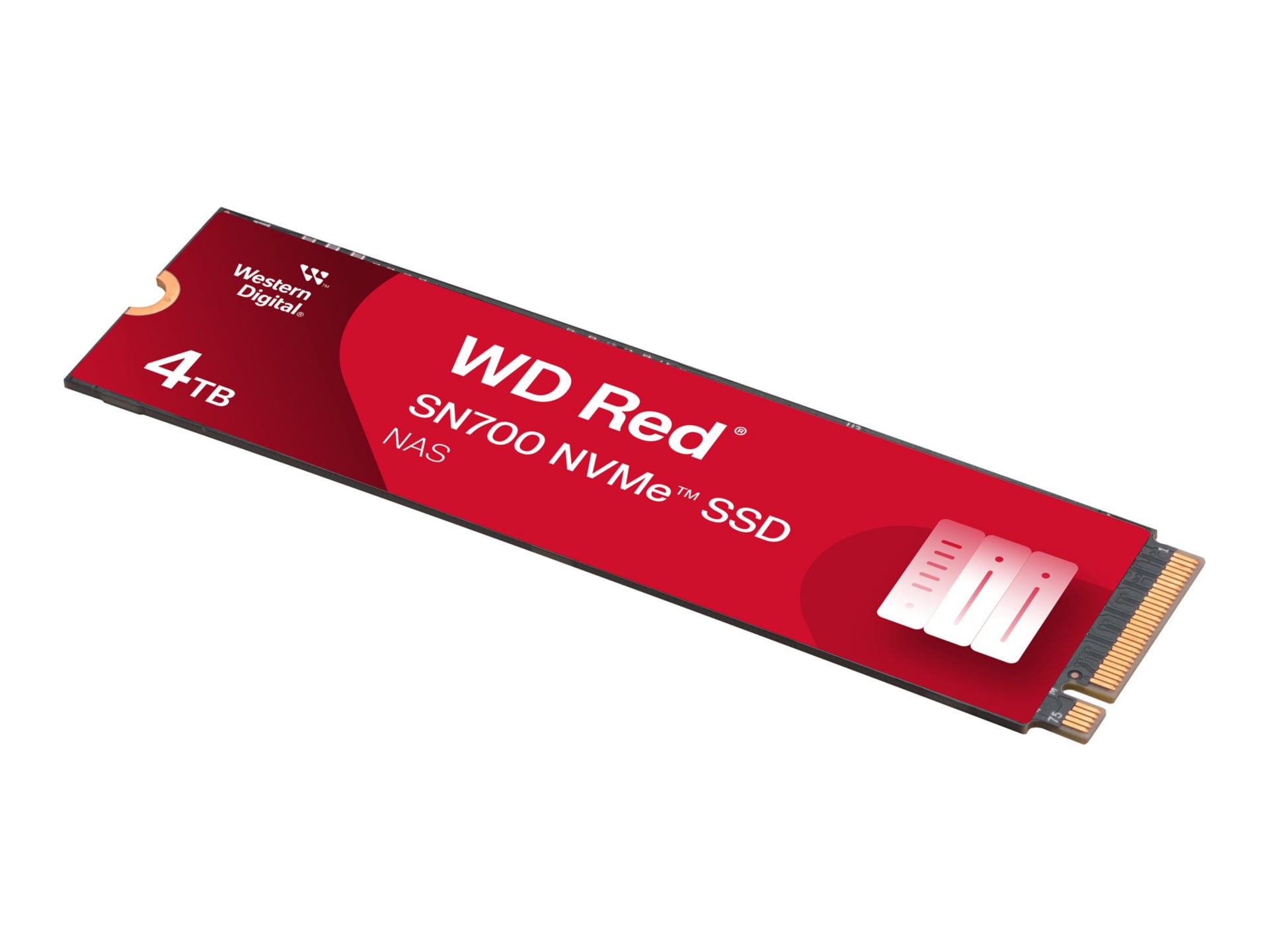 WD Red SN700 WDS400T1R0C - SSD - 4 TB - PCIe 3.0 x4 (NVMe)