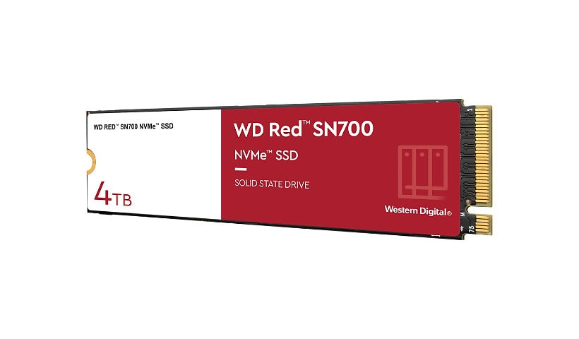 WD Red SN700 WDS400T1R0C - SSD - 4 TB - PCIe 3.0 x4 (NVMe)