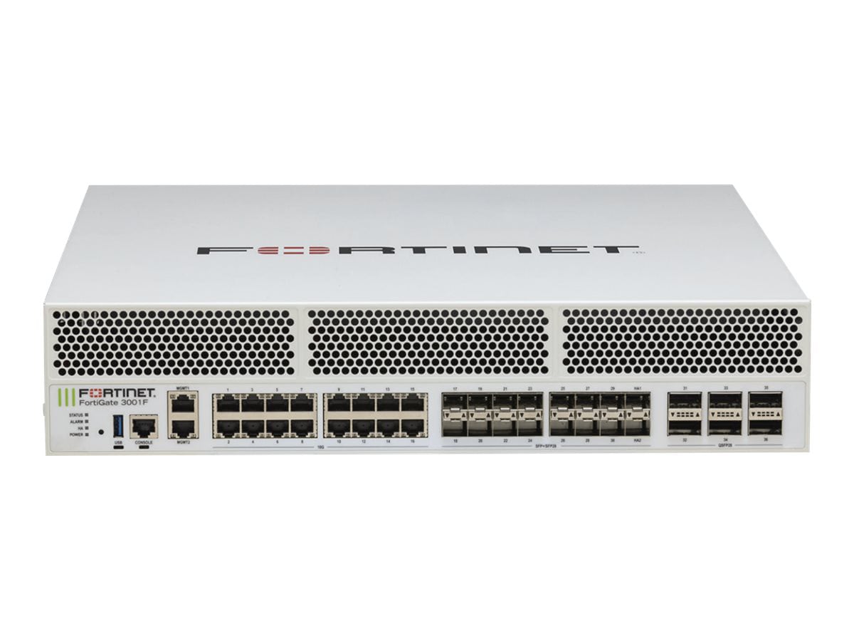 Fortinet FortiGate 3000F - security appliance - with 3 years FortiCare 24X7