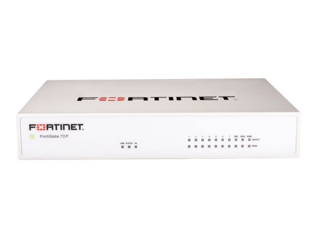 Fortinet FortiGate 70F - security appliance - with 3 years 24x7 FortiCare S