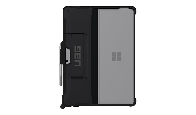UAG Rugged Case for Microsoft Surface Pro 8 w/ Handstrap - Scout Black - back cover for tablet