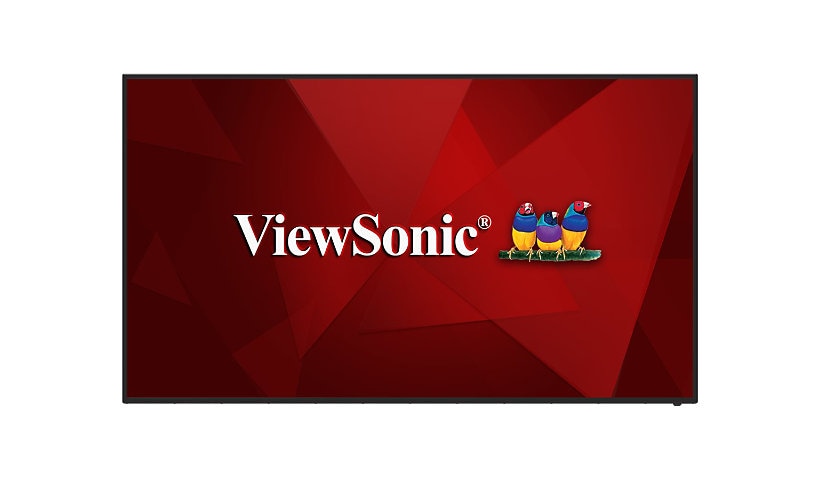 ViewSonic CDE7512 75" LED-backlit LCD display - 4K - for digital signage