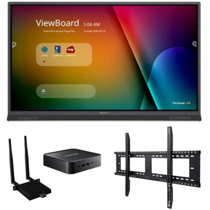 ViewSonic ViewBoard IFP6552-1C-C1 - 4K Interactive Display, WiFi Adapter, F